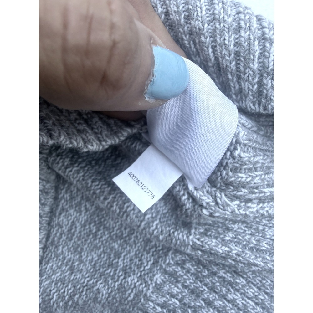 Urban Pipeline Sweater Men XL Gray Blue EUC Fair Isle Quarter-Zip Pullover - Picture 6 of 8
